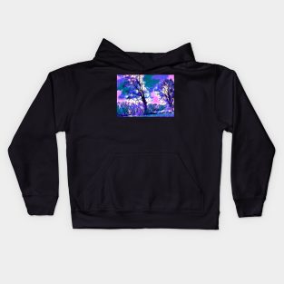 Violet Trees Kids Hoodie